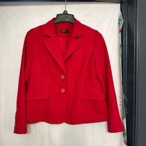 soJo petite red blazer jacket Size 10P.